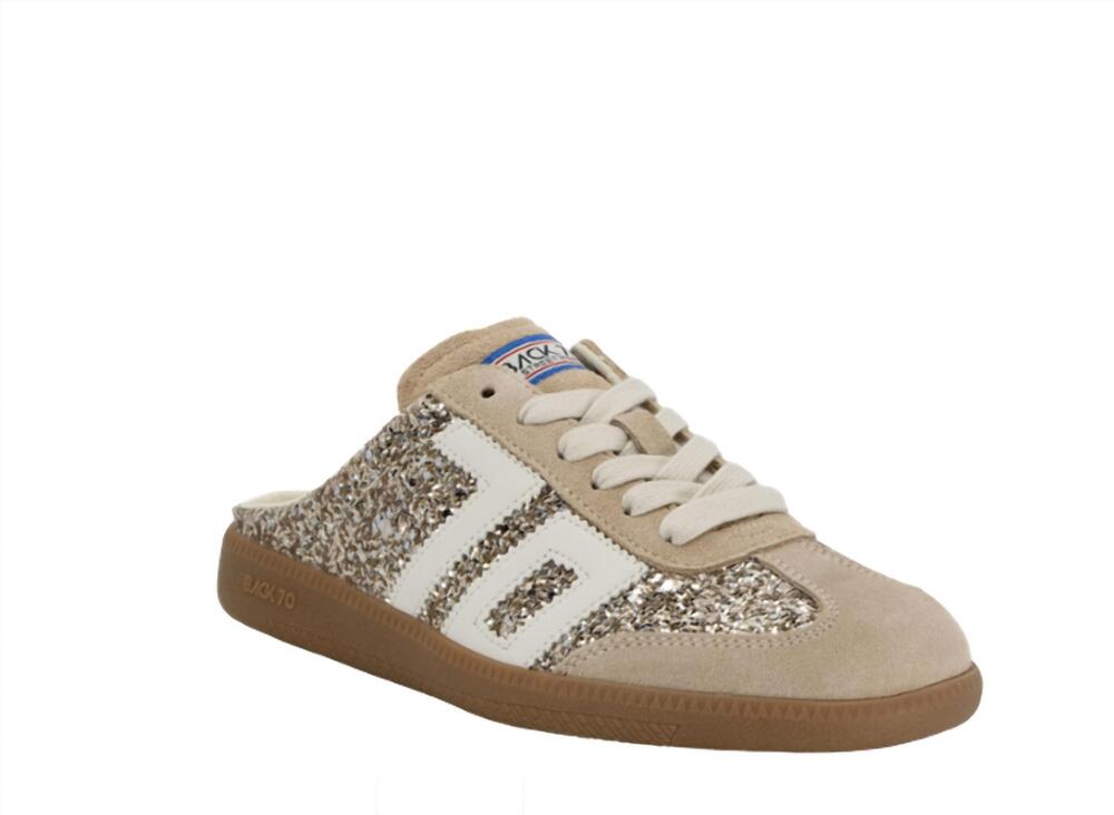NEW BACK 70 women's easter shoes in glitter gold